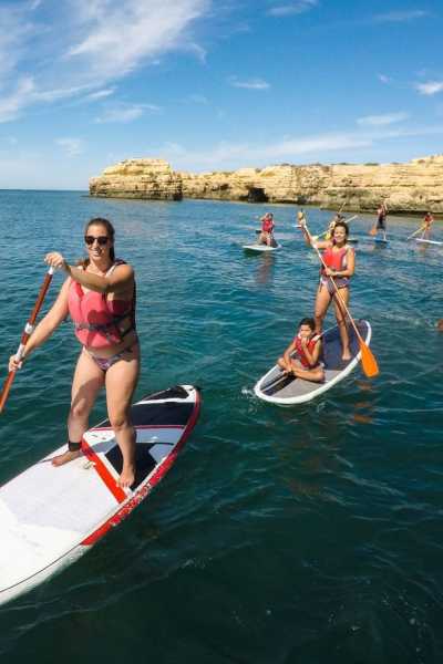 Group SUP in Albufeira - Coast and Caves